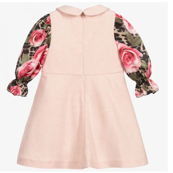 Piccolo Speranza Light Pink Wool Dress - Picture 2 of 6